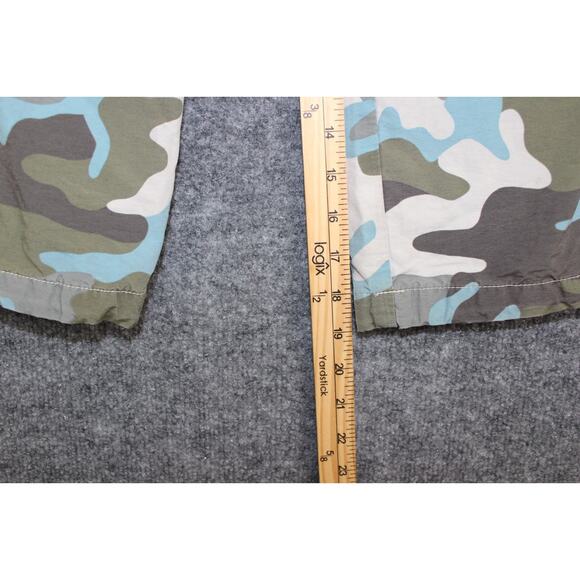 Mini Boden Boys 5-6 Years Camo Cargo Pants Blur, Gray, and Green - Picture 6 of 14